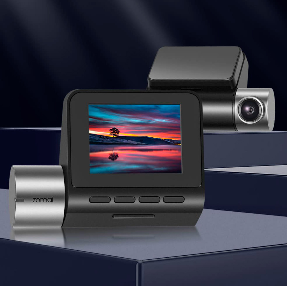 Видеорегистратор Xiaomi 70Mai Dash Cam Pro Plus A500S GPS (2 камеры)