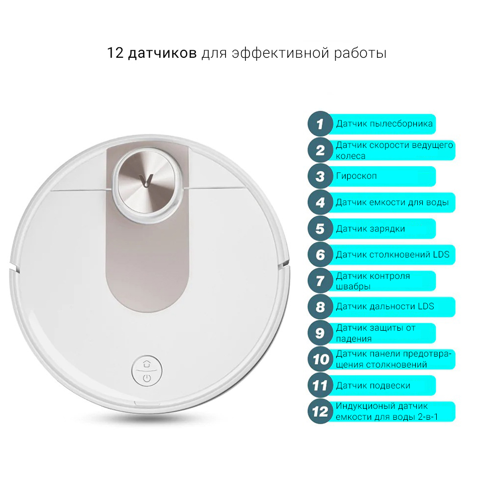 Робот-пылесос Xiaomi Viomi Robot Vacuum Cleaner SE