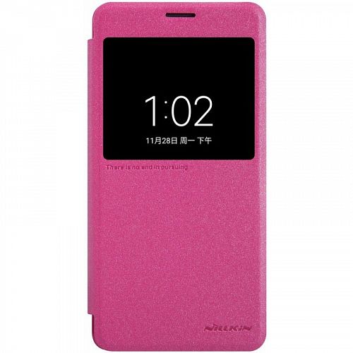 Чехол-книжка Nilkin Sparkle Pink для Redmi 5A (Розовый) — фото